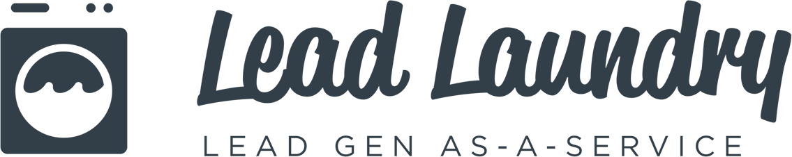 Lead Laundry · Lead Gen as-a-Service